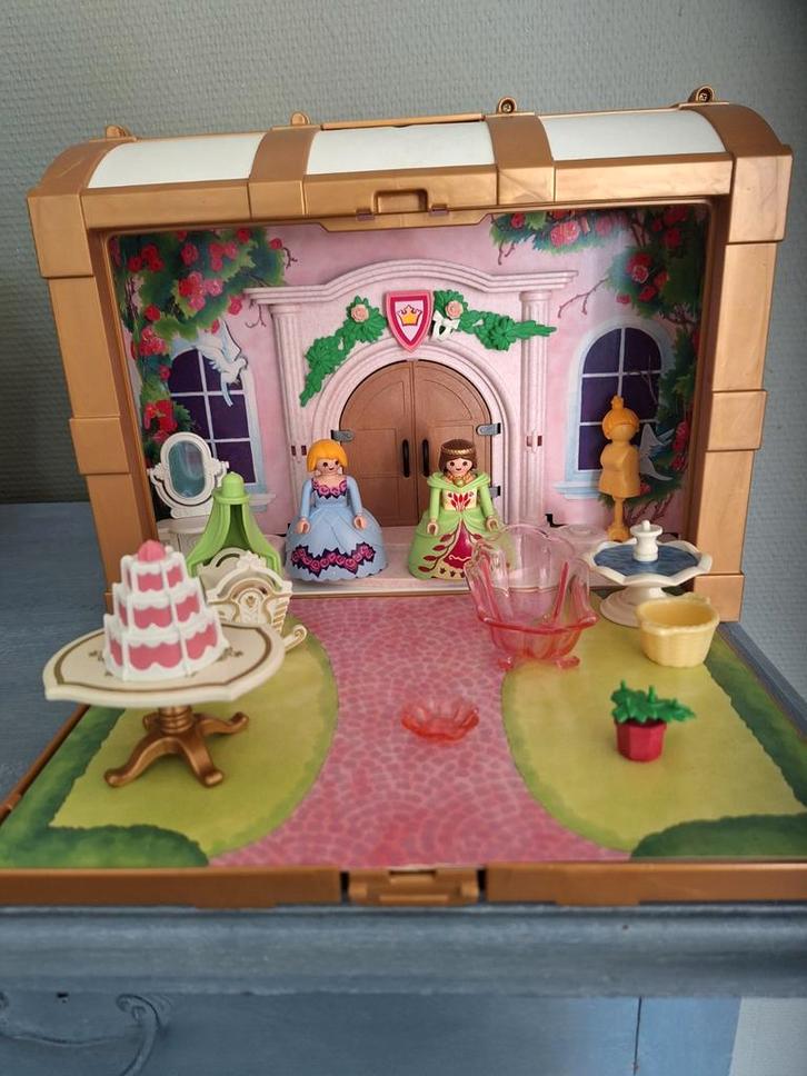 Playmobil kasteel koffer, Verzamelen, Poppenhuizen en Toebehoren, Gebruikt, Poppenhuis, Ophalen of Verzenden