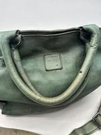 Legend leren tas, Ophalen of Verzenden, Gebruikt, Groen, Handtas