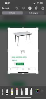 Kampeer tafel Lafuma, Ophalen of Verzenden, Gebruikt