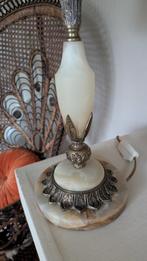 Hollywood Regency tafellamp marmer messing, Huis en Inrichting, Lampen | Tafellampen, Gebruikt, Ophalen of Verzenden, Hollywood Regency