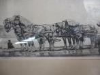 Willem Gerard Hofker ets Bierwagen langs de Amstel, Ophalen of Verzenden
