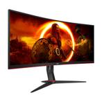 AOC CU34G2XP 34 inch curved QHD 180Hz gaming monitor - Nieuw, Computers en Software, Monitoren, Ruilrijk, Zo goed als nieuw, Info@ruilrijk.nl