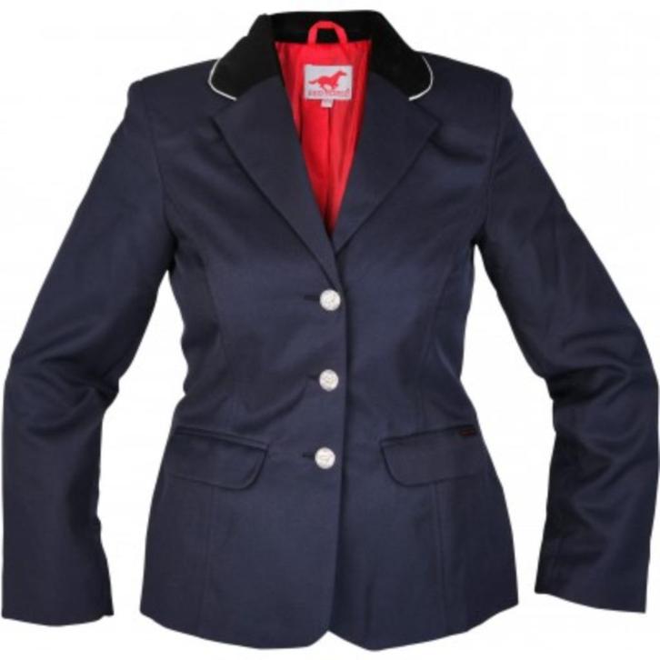 Blauw Red Horse Concours wedstrijdrijjasje maat 44, Dieren en Toebehoren, Paardrijkleding, Nieuw, Dames, Bovenkleding, Dressuur