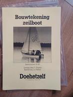 Bouwtekening zeilbootje, Watersport en Boten, Ophalen of Verzenden, Zo goed als nieuw, Overige typen
