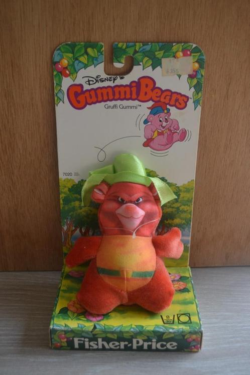 Walt Disney Gummibeer " Bouncing Gruffy " jaren 80 in doos, Verzamelen, Disney, Zo goed als nieuw, Beeldje of Figuurtje, Overige figuren