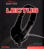 HEADSET merk; LECTUS (nieuw in originele verpakking), Ophalen of Verzenden, Nieuw