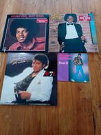 Michael Jackson 3x LP 1x Single, Verzenden, Gebruikt, Overige formaten