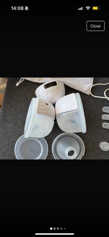 Breastpump with accessories beschikbaar voor biedingen