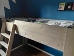 Halfhoogslaper van steigerhout, Kinderen en Baby's, Kinderkamer | Stapelbedden en Hoogslapers, Ophalen, Gebruikt, Halfhoogslaper