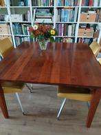 Massief Kersen Tafel - 130x130 - Zo Goed Als Nieuw!, Huis en Inrichting, Tafels | Eettafels, Ophalen, Zo goed als nieuw, Rechthoekig