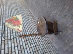 Oude antieke lamp met tafeltje, vintage, Antiek en Kunst, Ophalen