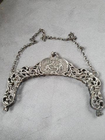 tassenbeugel , vintage - Zilver beschikbaar voor biedingen