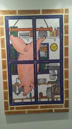 Olieverf Schilderij - Kok in Keuken (2-luik), Ophalen of Verzenden
