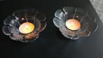 Set/2 waxinelichtjes Mäntsälä Terälehti Glassworks Finland, Antiek en Kunst, Ophalen of Verzenden