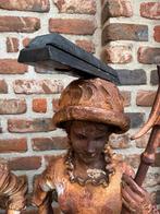 Kunsstof paaltje voor wandbevestiging groene ptt brievenbus, Ophalen of Verzenden, Gebruikt, Kunststof