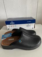 Fly Flot zwarte pantoffels, echt leer maat 42. Nieuw in doos, Zwart, Nieuw, Ophalen of Verzenden, Fly Flot