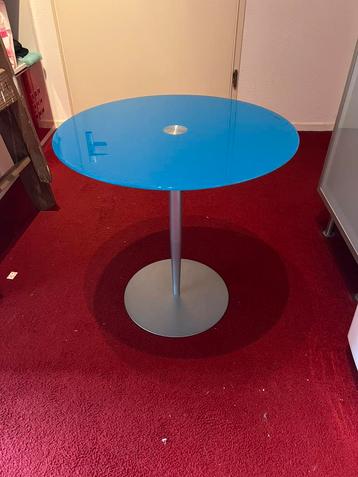 Glazen tafel Ø 50 cm beschikbaar voor biedingen