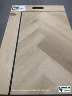 Visgraat Plak Pvc Rustico 20 toplaag 0,55 €24,45m2 incl.btw, 75 m² of meer, Beige, Nieuw, Ophalen of Verzenden