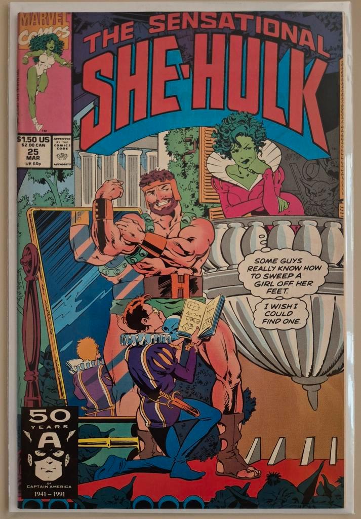 Sensational She-Hulk #25 (1991), Boeken, Strips | Comics, Zo goed als nieuw, Eén comic, Amerika, Ophalen of Verzenden