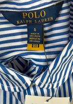 Ralph Lauren blauw wit gestreept bloesje maat 6 NIEUW, Kinderen en Baby's, Kinderkleding | Maat 116, Nieuw, Ralph Lauren, Meisje