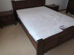 bed 2 persoons, Huis en Inrichting, Ophalen, Verstelbaar, Bruin, 210 cm