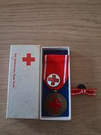 Nederlandse rodekruis voor trouwe dienst medaille set, Ophalen of Verzenden, Landmacht, Nederland, Lintje, Medaille of Wings