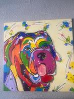 Schilderij hond, Ophalen, Zo goed als nieuw, Schilderij, 50 tot 75 cm