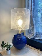 Vintage IKEA tafellamp met handgemaakte kanten lampenkap, 50 tot 75 cm, Studio Nippori, Scandinavisch, Ophalen of Verzenden
