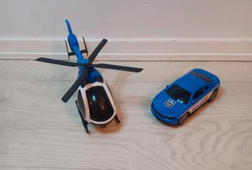 NIEUWSTAAT POLITIE HELICOPTER&AUTO , LICHT&GELUID SAMEN €2,- beschikbaar voor biedingen
