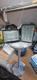 2 Halogeen Bouwlampen 1000W - Gebruikt, Doe-het-zelf en Verbouw, Ophalen of Verzenden