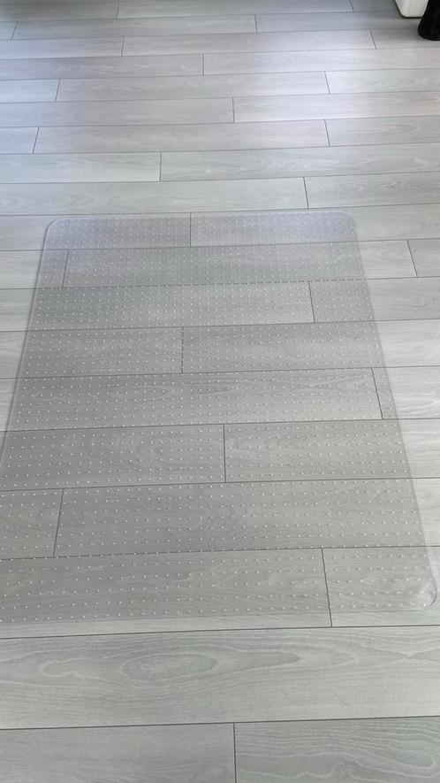 Stoelmat Polymeer Transparant 150x120 cm voor tapijt, Diversen, Bureau-accessoires, Gebruikt, Ophalen