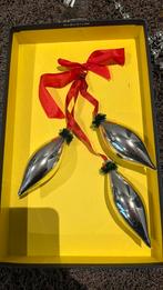 Kerst tros met pegels zilver Vintage, Diversen, Kerst, Ophalen of Verzenden