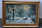 Fraai olieverfschilderij, naar Louis Apol, Antiek en Kunst, Kunst | Schilderijen | Klassiek, Ophalen of Verzenden