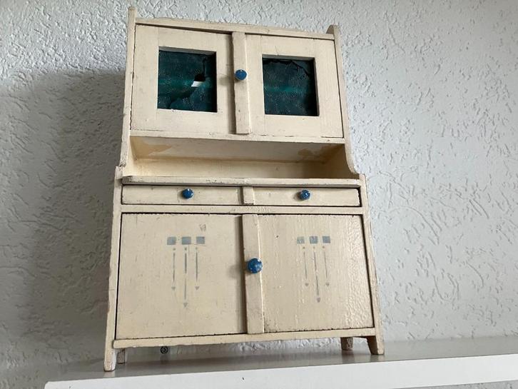 Kinderspeelgoed art deco buffet kastje, Antiek en Kunst, Antiek | Overige Antiek, Ophalen of Verzenden