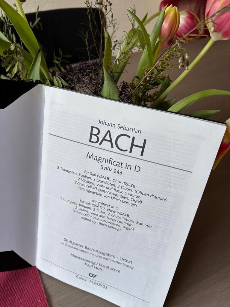 Partituur Magnificat in D, Ophalen of Verzenden, Zo goed als nieuw, Artiest of Componist, Klassiek