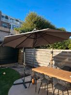 Zweefparasol met parasoltegels, Ophalen, Zo goed als nieuw, Zweefparasol