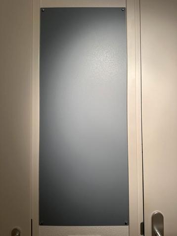 Magneetbord Grijs 40x98cm - Afgedekte Bevestiging beschikbaar voor biedingen