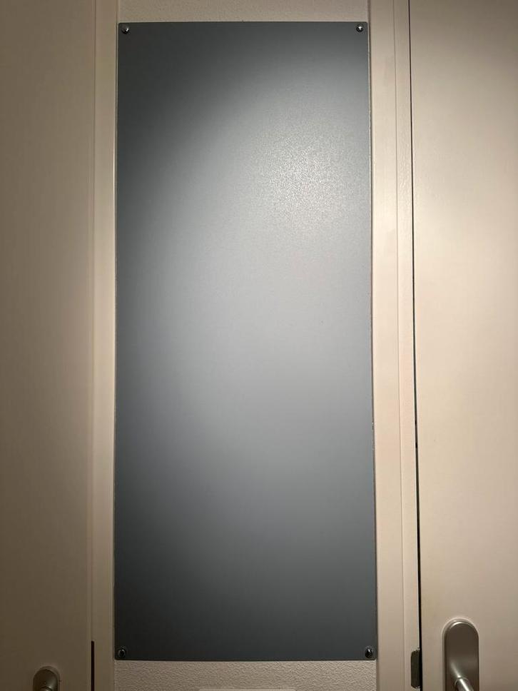 Magneetbord Grijs 40x98cm - Afgedekte Bevestiging, Huis en Inrichting, Woonaccessoires | Memoborden, Nieuw, Overige typen, Ophalen