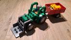 Lego Duplo Tractor met Aanhanger, Ophalen of Verzenden, Gebruikt, Complete set, Duplo