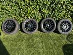 Zwarte ATS velgen met winterbanden 205/45/17      5 x 100, Ophalen, Gebruikt, Banden en Velgen, 17 inch