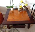 eikenhouten salontafel en eettafel, Huis en Inrichting, Ophalen, 50 tot 100 cm, Eikenhout, 50 tot 100 cm