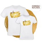 go for gold couple T-shirts, Ophalen of Verzenden, Nieuw, Maat 52/54 (L), Wit