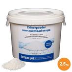 Chloor shock 55 Interline Chloorgranulaat organisch 2,5 kg, Tuin en Terras, Nieuw, Ophalen of Verzenden