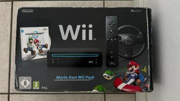 Nintendo Wii + 5 Games - Mario Kart, FIFA, PES beschikbaar voor biedingen