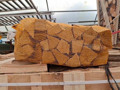 Netzakken Haagbeuk ovengedroogd, Tuin en Terras, Haardhout, Blokken, Ophalen of Verzenden