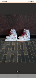 Verstelbare ijshockey schaatsen maat 34-37 - Wit/Roze, Ophalen of Verzenden, Gebruikt, Overige typen, Overige merken