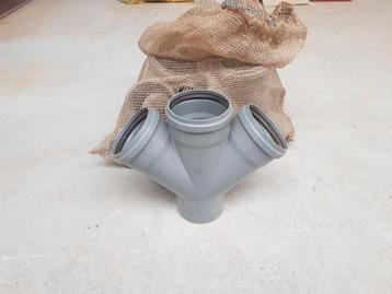 pvc dubbel T-stuk 125mm beschikbaar voor biedingen