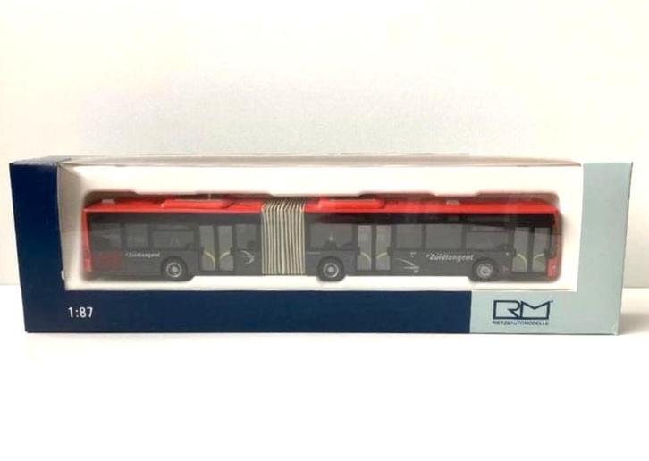 Rietze Mercedes-Benz gelede bus Zuidtangent, Hobby en Vrije tijd, Modeltreinen | H0, Zo goed als nieuw, Locomotief, Gelijkstroom
