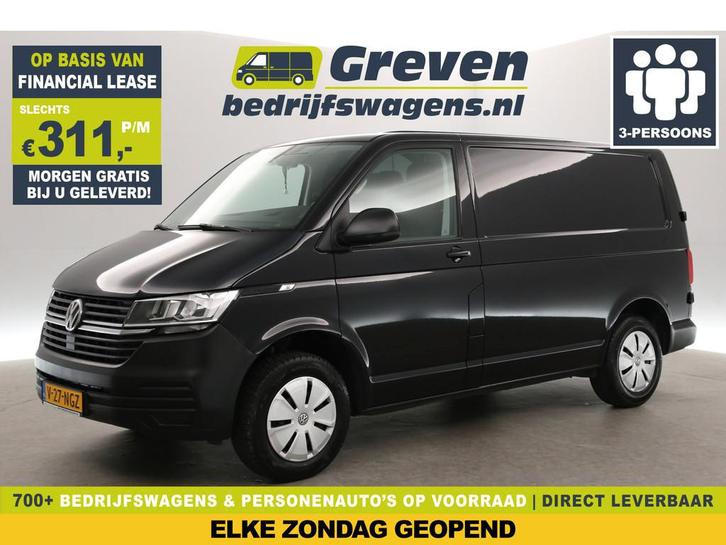 Volkswagen Transporter 2.0 TDI L1H1 | 140PK | Airco | 3-Zits, Auto's, Bestelauto's, Bedrijf, Te koop, ABS, Airbags, Airconditioning