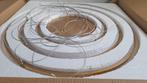 Hanglamp lamp goud, Ophalen, 50 tot 75 cm, Nieuw, Metaal